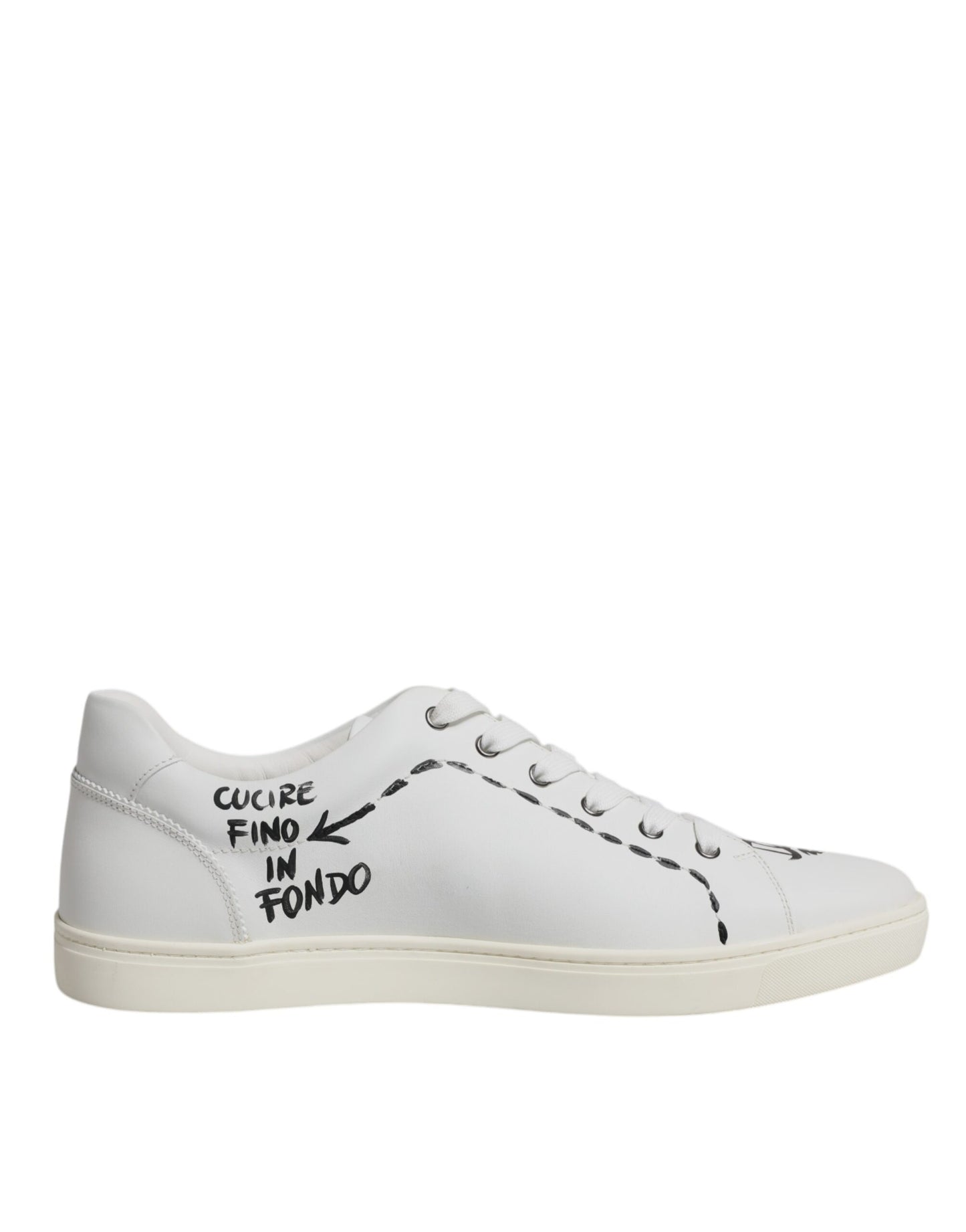 Dolce & Gabbana Scarpe da ginnastica basse Milano in pelle bianca