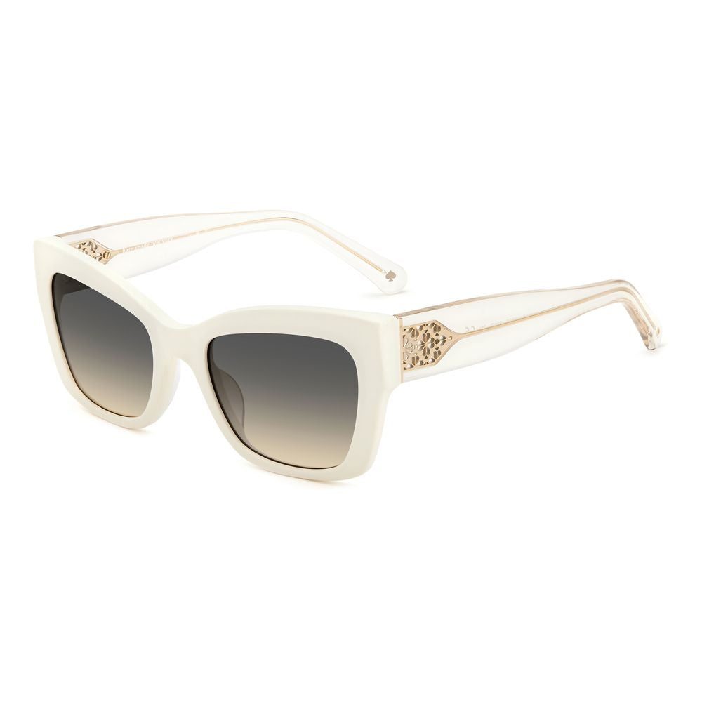 Occhiali da sole Kate Spade in acetato bianco