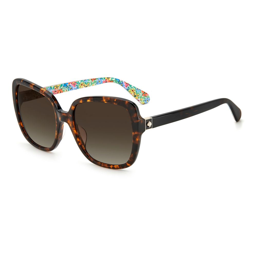Occhiali da sole in acetato marrone Kate Spade