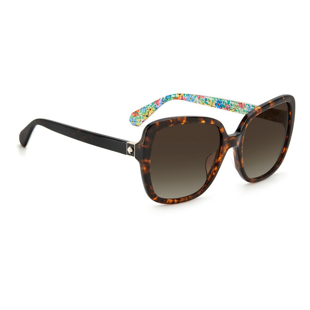 Occhiali da sole in acetato marrone Kate Spade