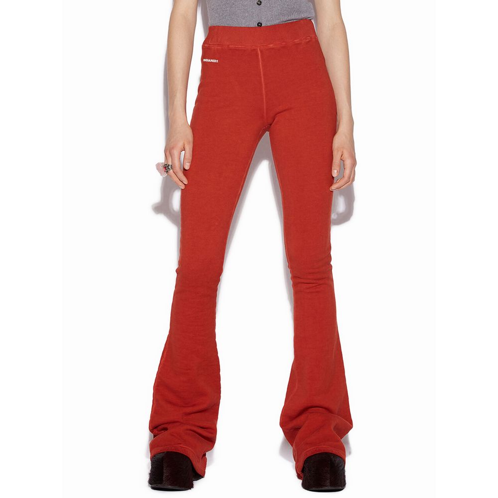 Jeans e pantaloni in cotone rosso Dsquared²