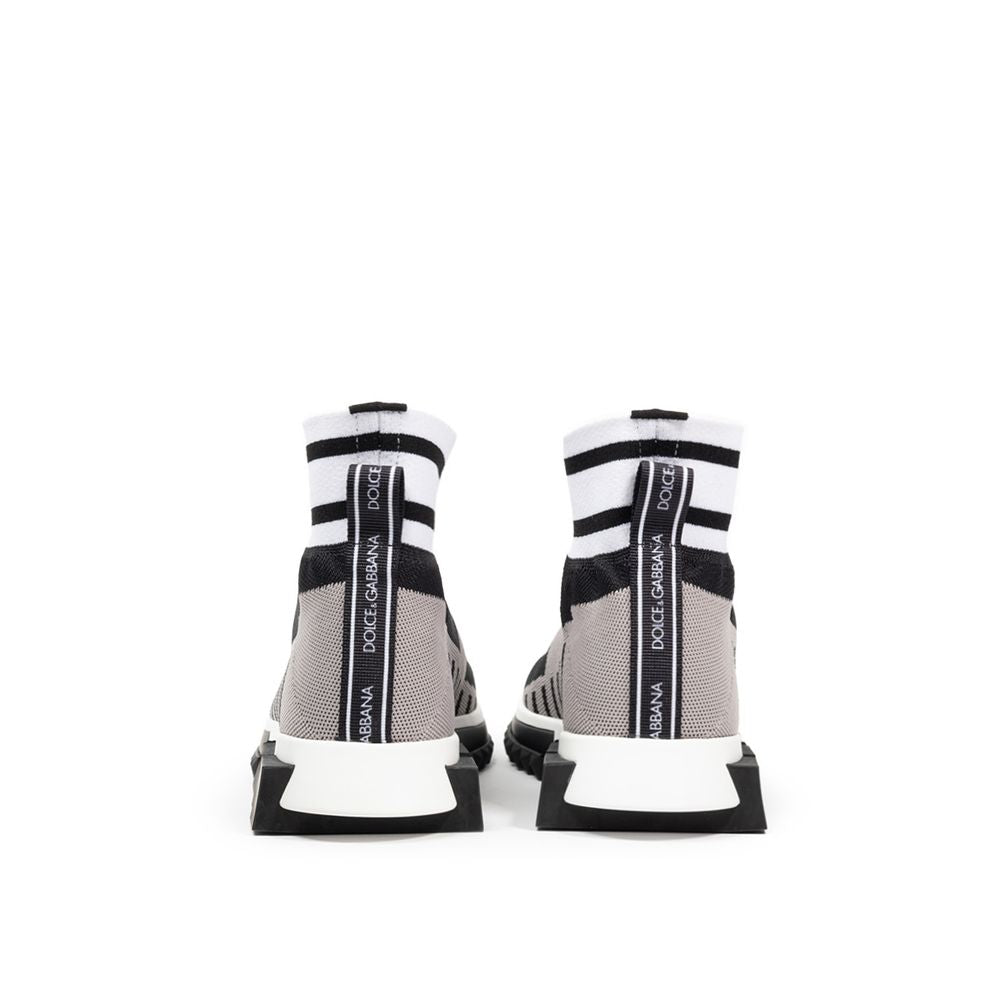 Dolce & Gabbana Sneaker in tessuto nero e cotone