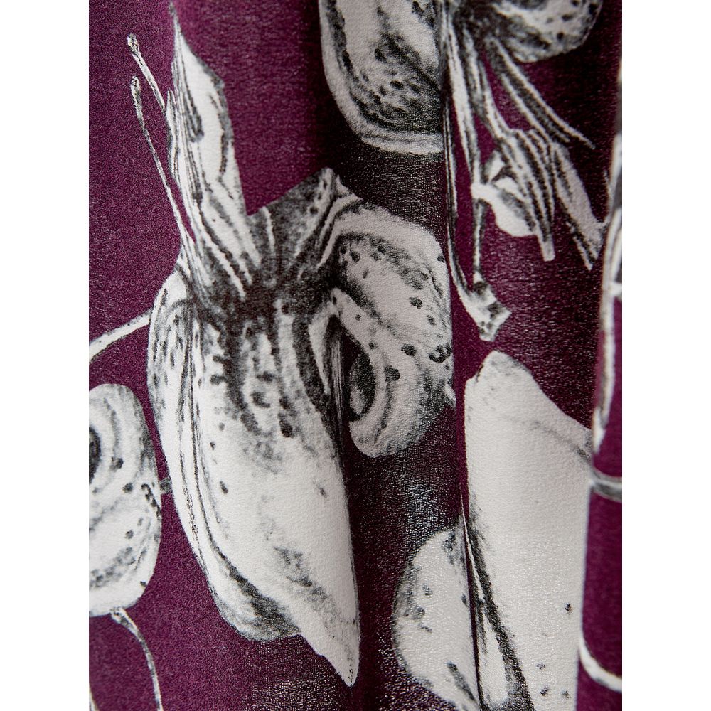 Abito Elegante Lardini in Viscosa Viola