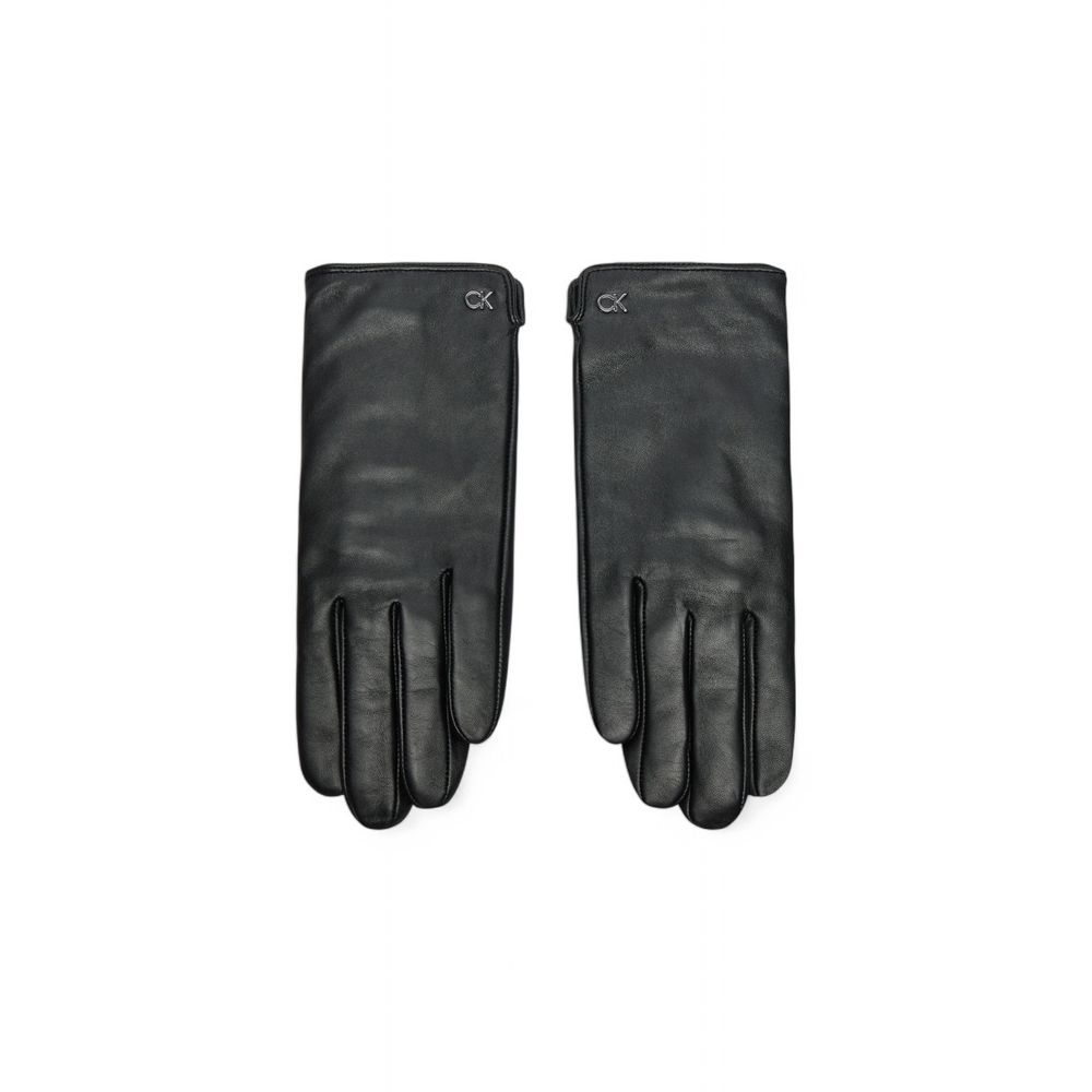 Calvin Klein Guanto in pelle nera