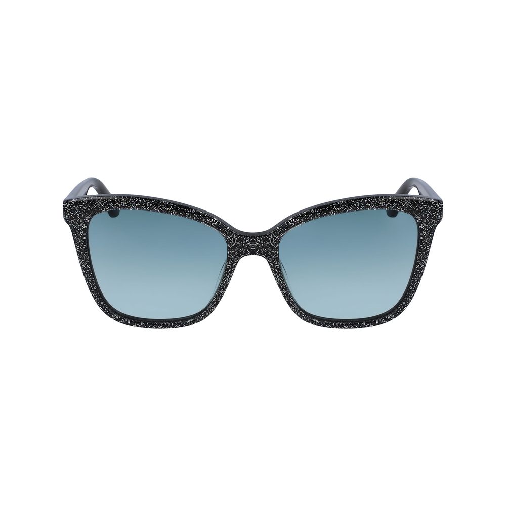 Karl Lagerfeld Black Haircalf Sunglasses