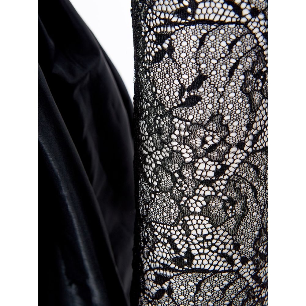 Lardini Elegante Abito Nero in Poliestere
