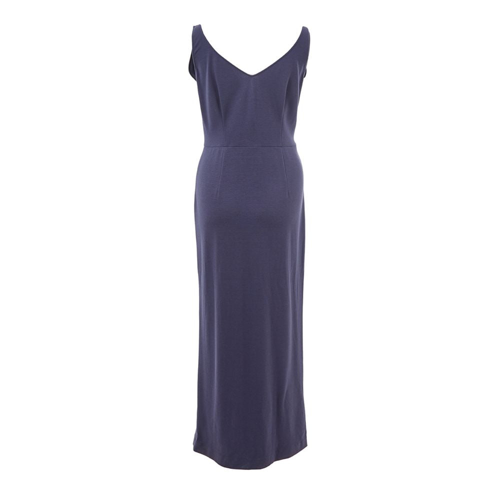 Abito in viscosa blu Lardini