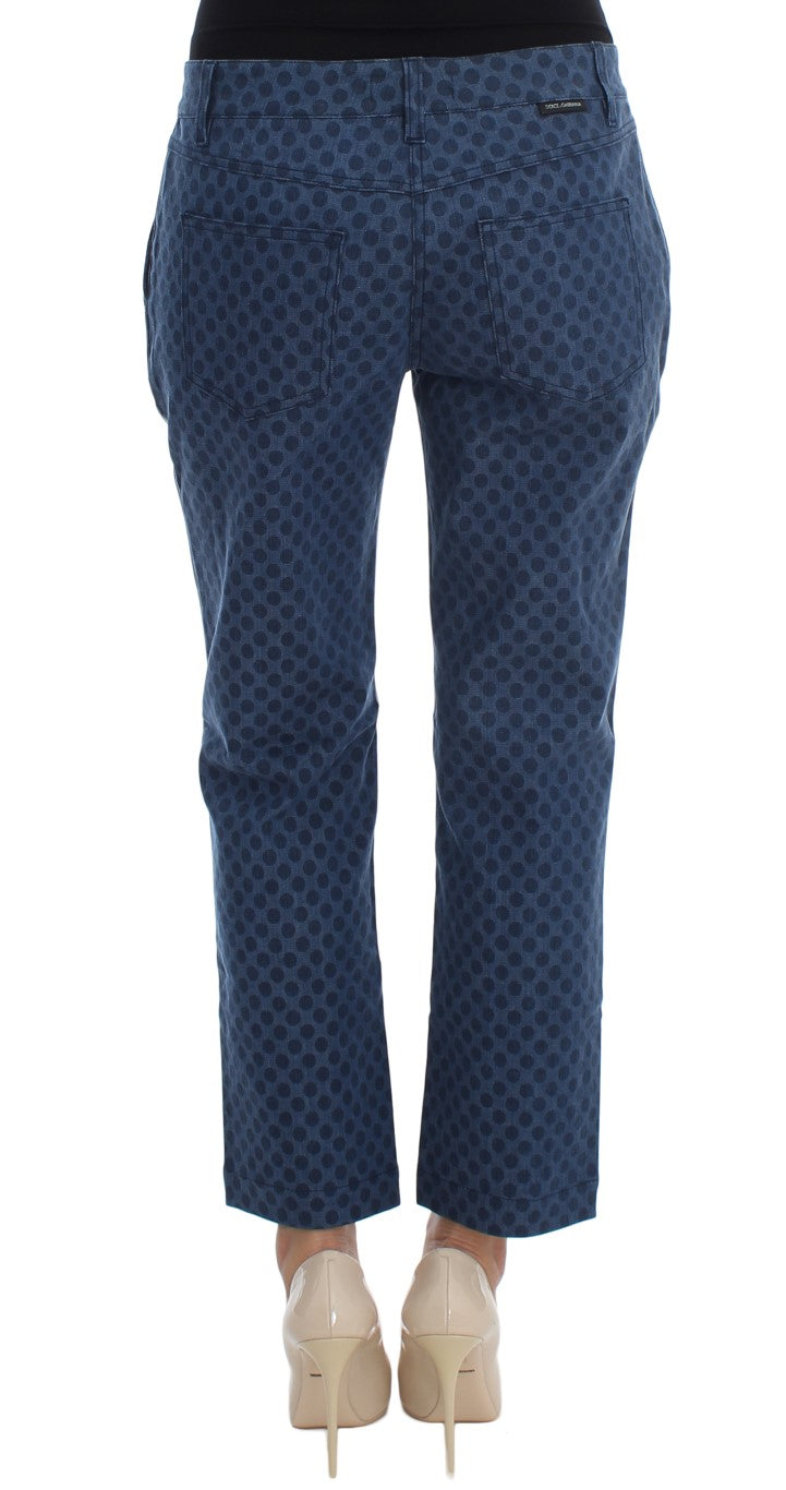 Jeans elasticizzati Capri a pois Dolce & Gabbana