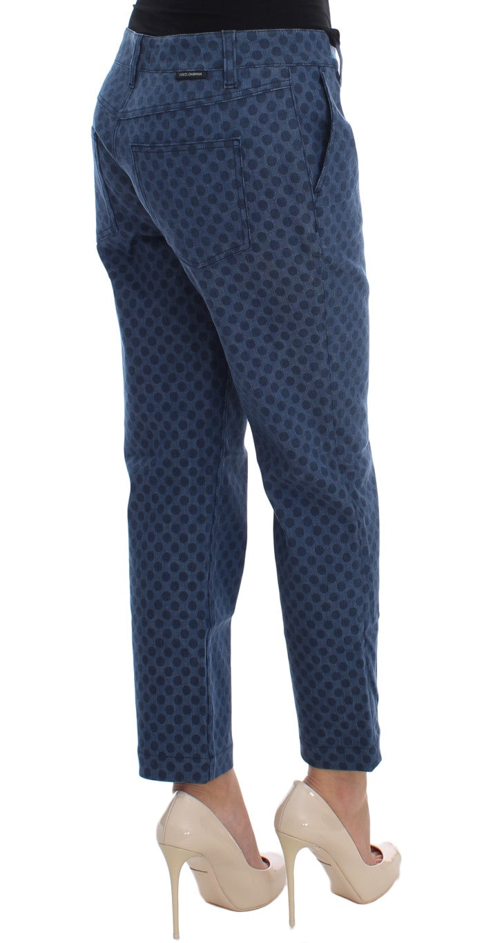 Jeans elasticizzati Capri a pois Dolce & Gabbana