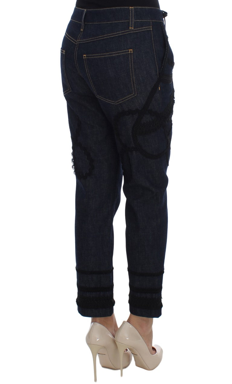 Jeans Capri ricamati Dolce & Gabbana per uno stile elegante