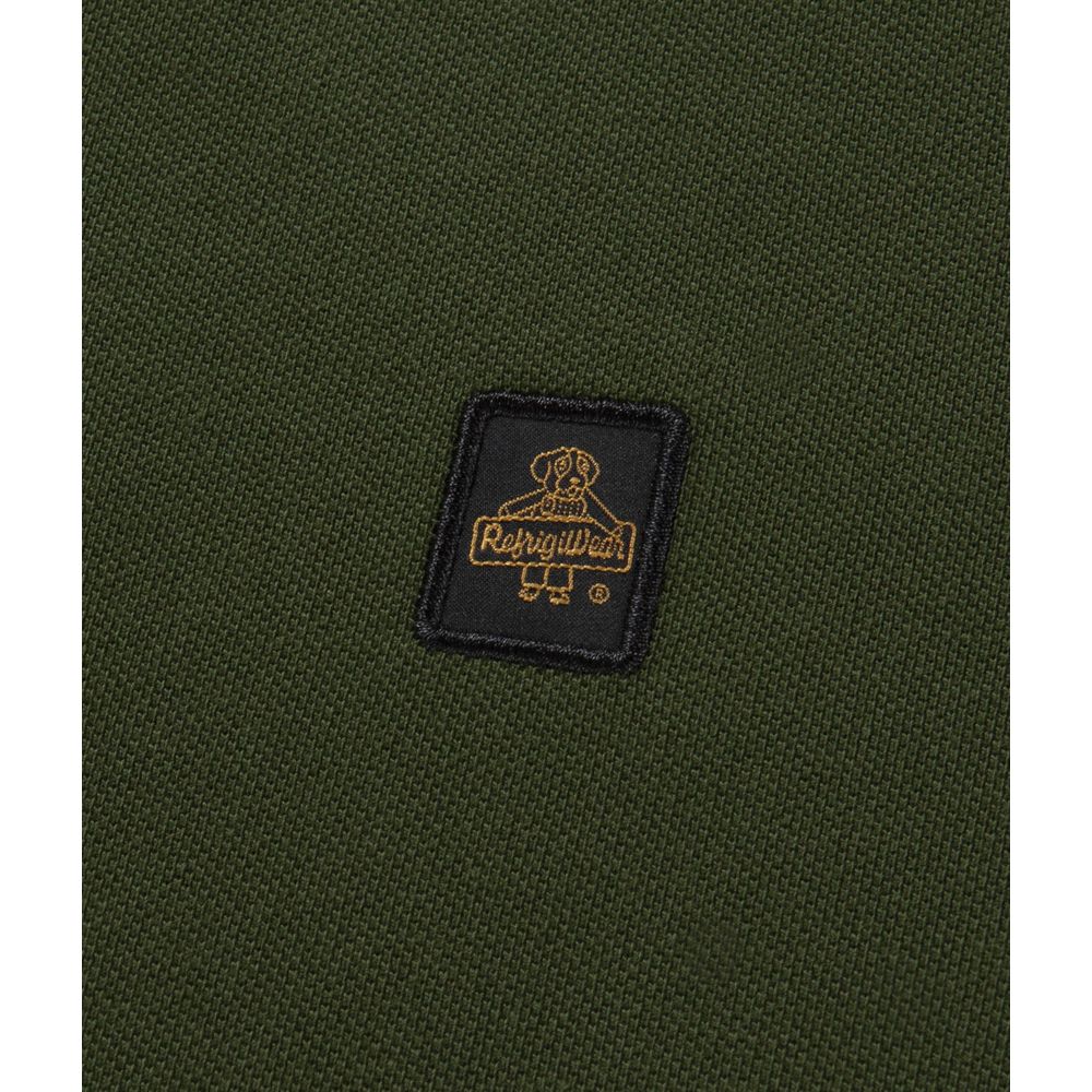 Refrigiwear Green Cotton Polo Shirt