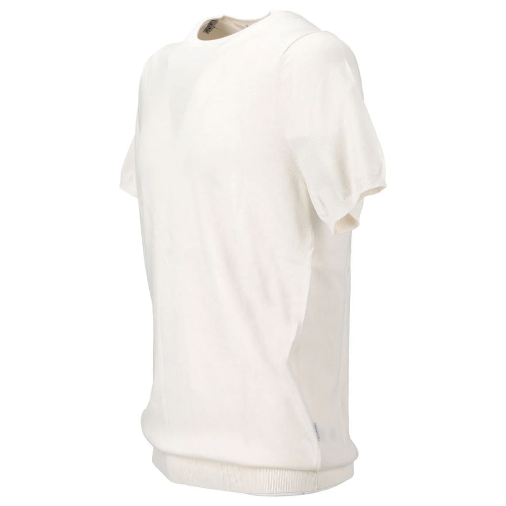 People Of Shibuya White Cotton Polo Shirt