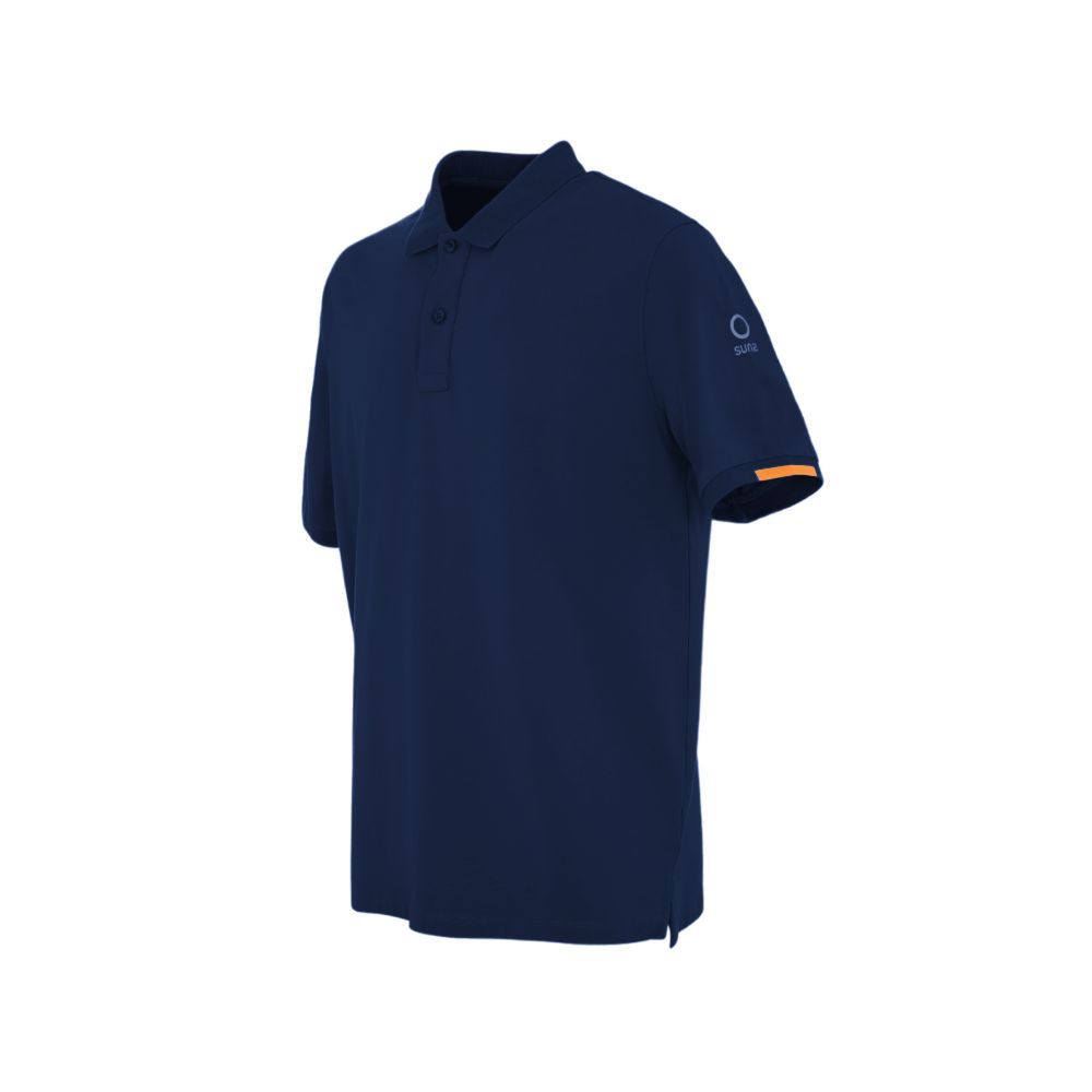 Suns Blue Cotton Polo Shirt