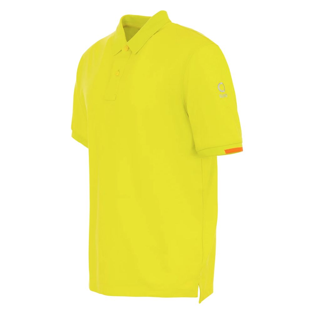 Suns Yellow Cotton Polo Shirt