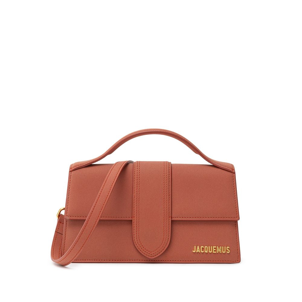 Borsa a mano in pelle rossa Jacquemus