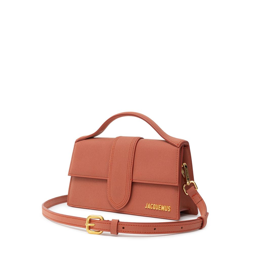 Borsa a mano in pelle rossa Jacquemus