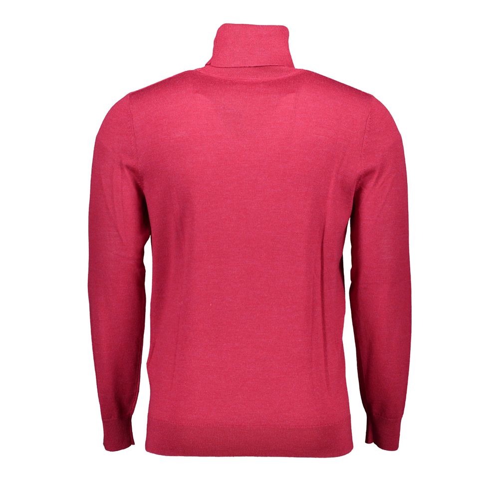 Maglione da uomo in lana rossa Gant