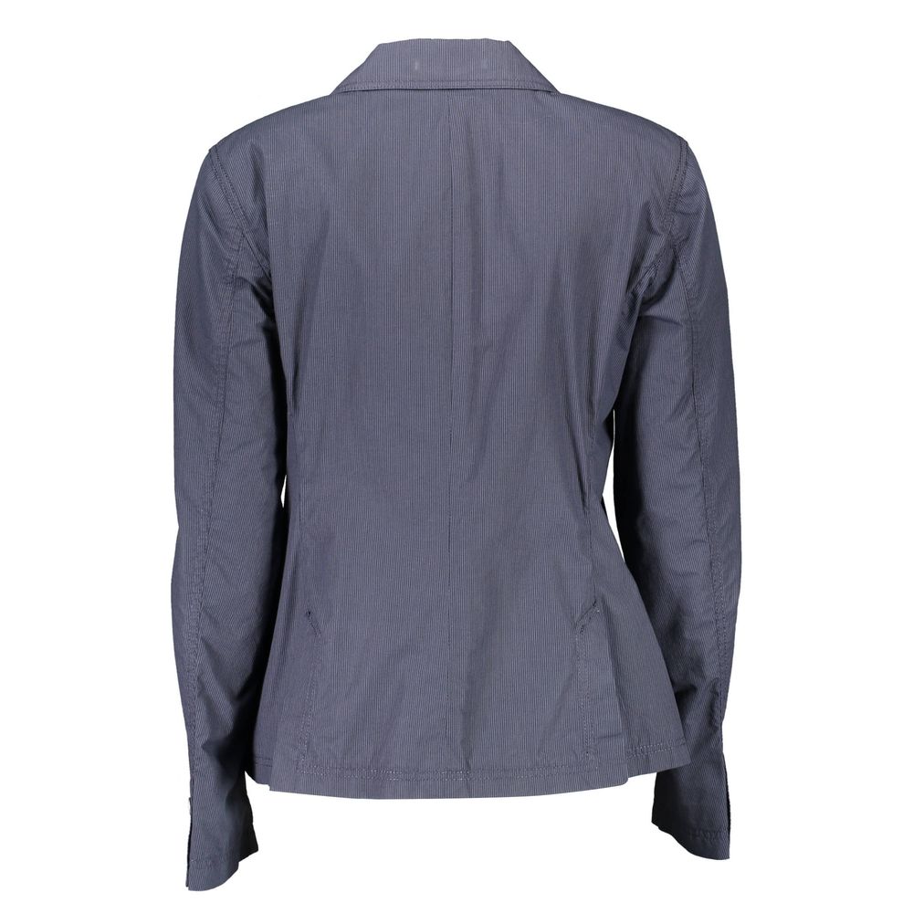 Giacca da donna in cotone blu Gant