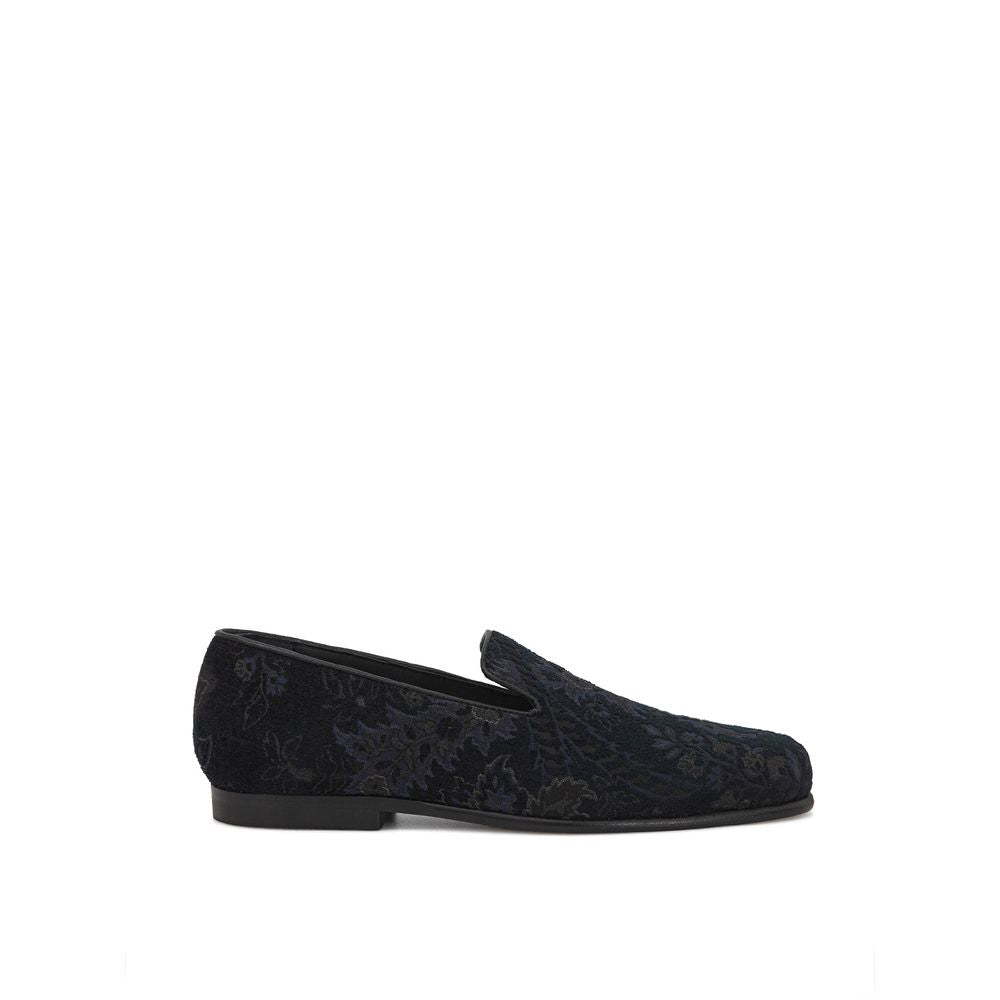 Mocassino Etro in pelle blu