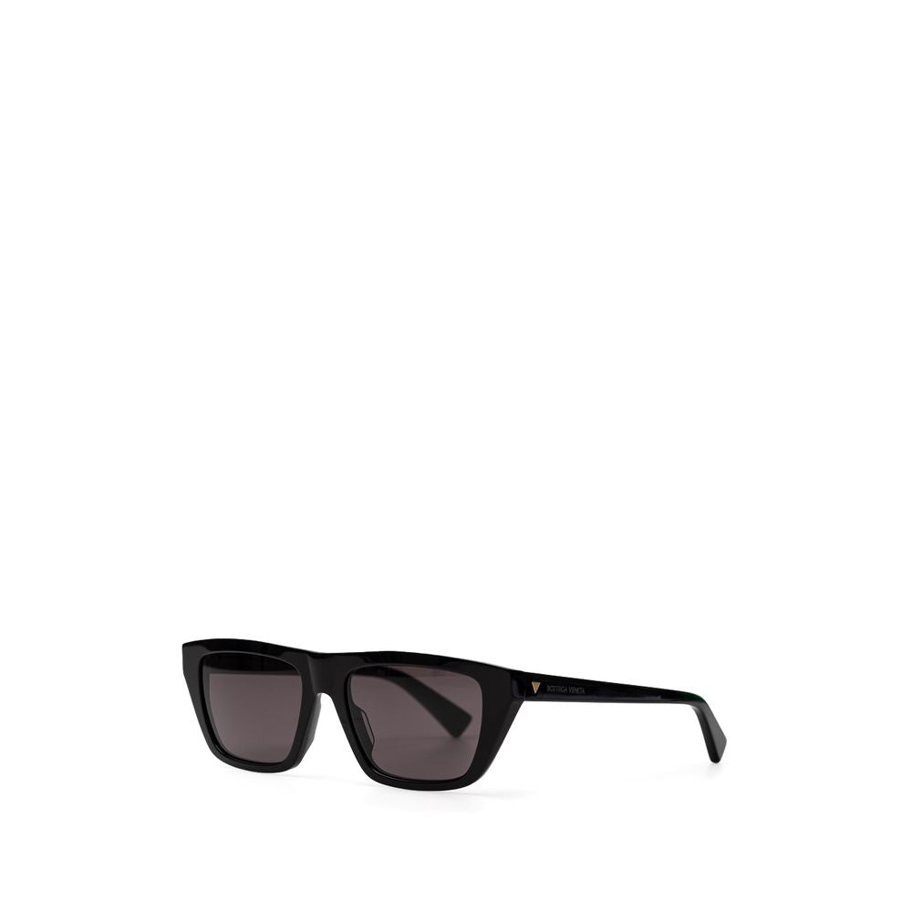 Bottega Veneta Black Haircalf Sunglasses