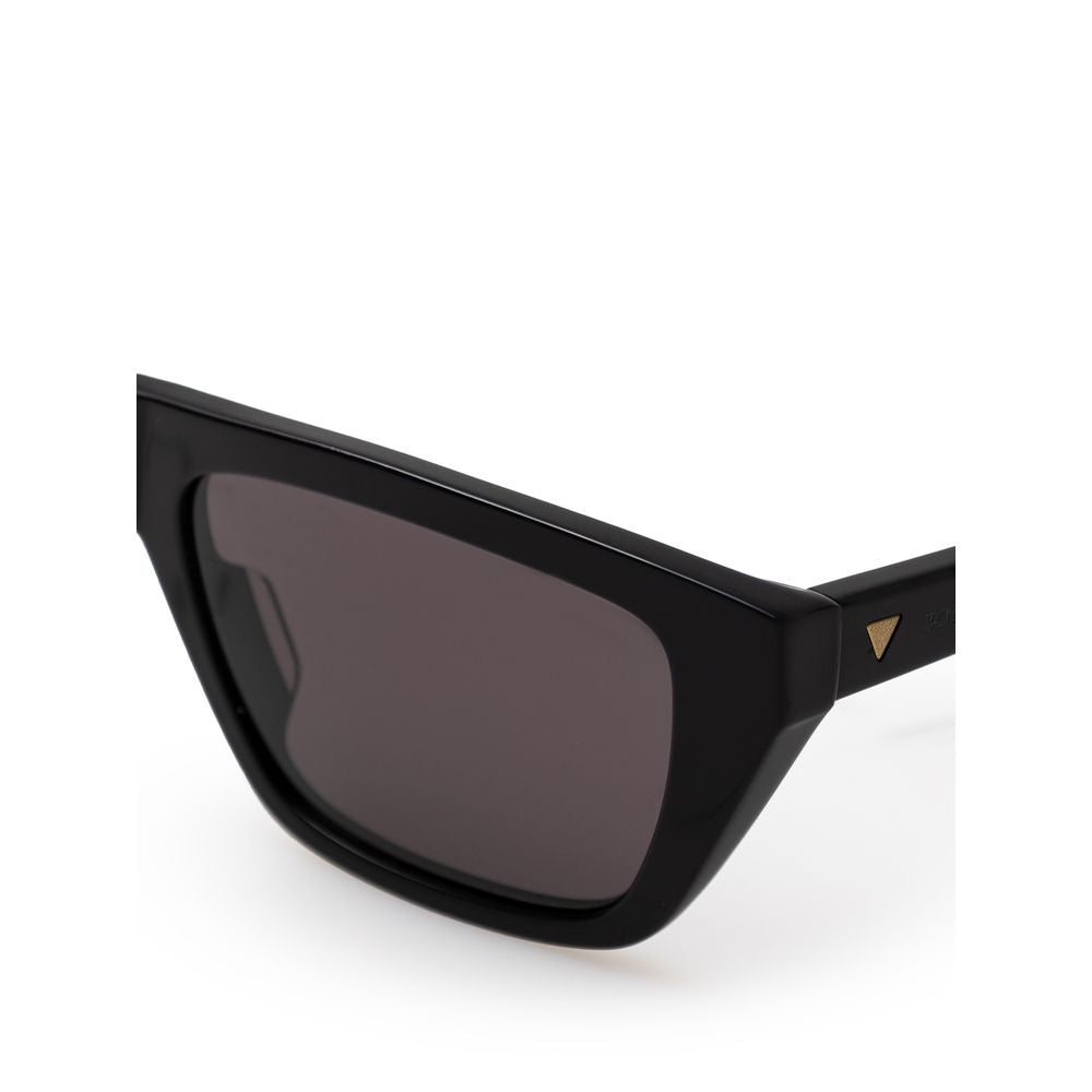 Bottega Veneta Black Haircalf Sunglasses