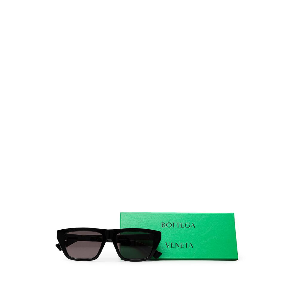 Bottega Veneta Black Haircalf Sunglasses