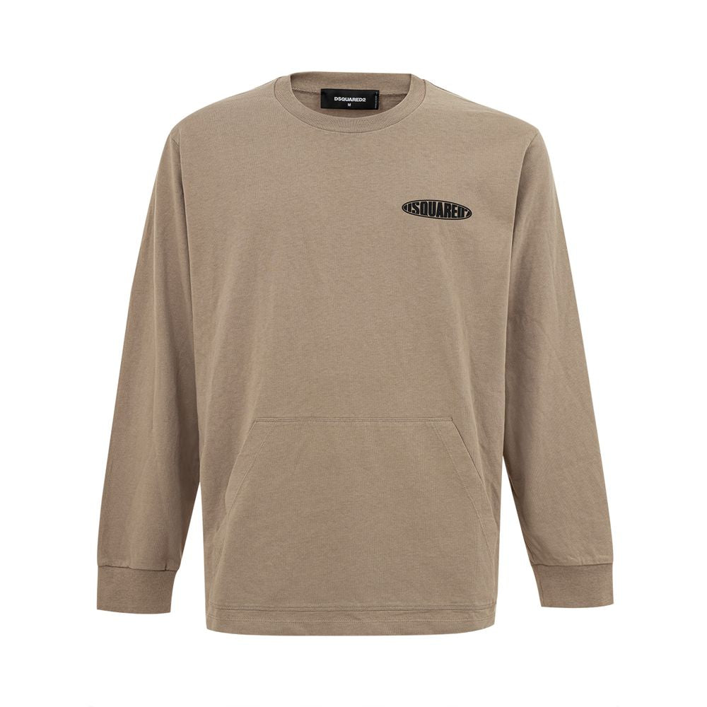 Maglietta Dsquared² in cotone beige