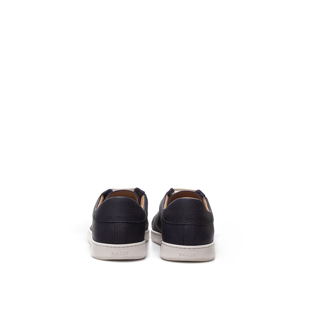 Bally Eleganti Sneakers in Pelle Blu per Uomo