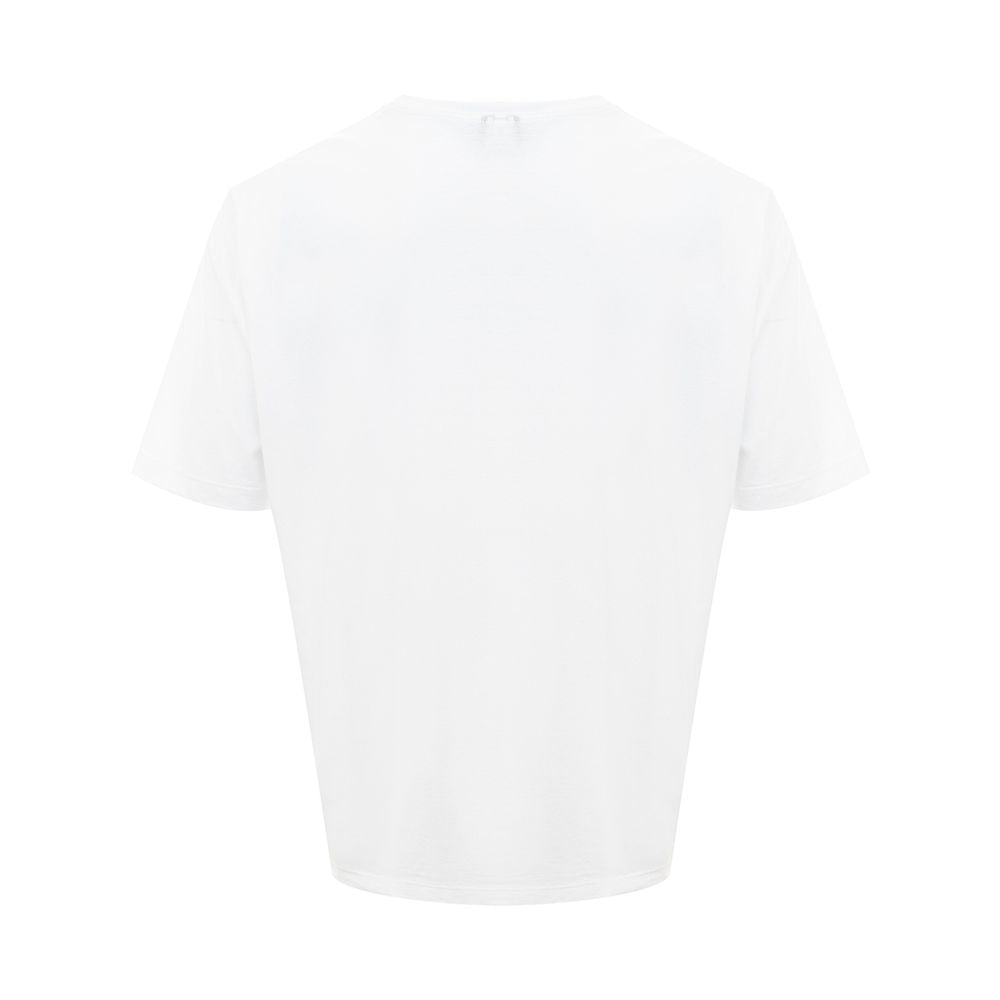 T-shirt bianca in cotone Paul & Shark