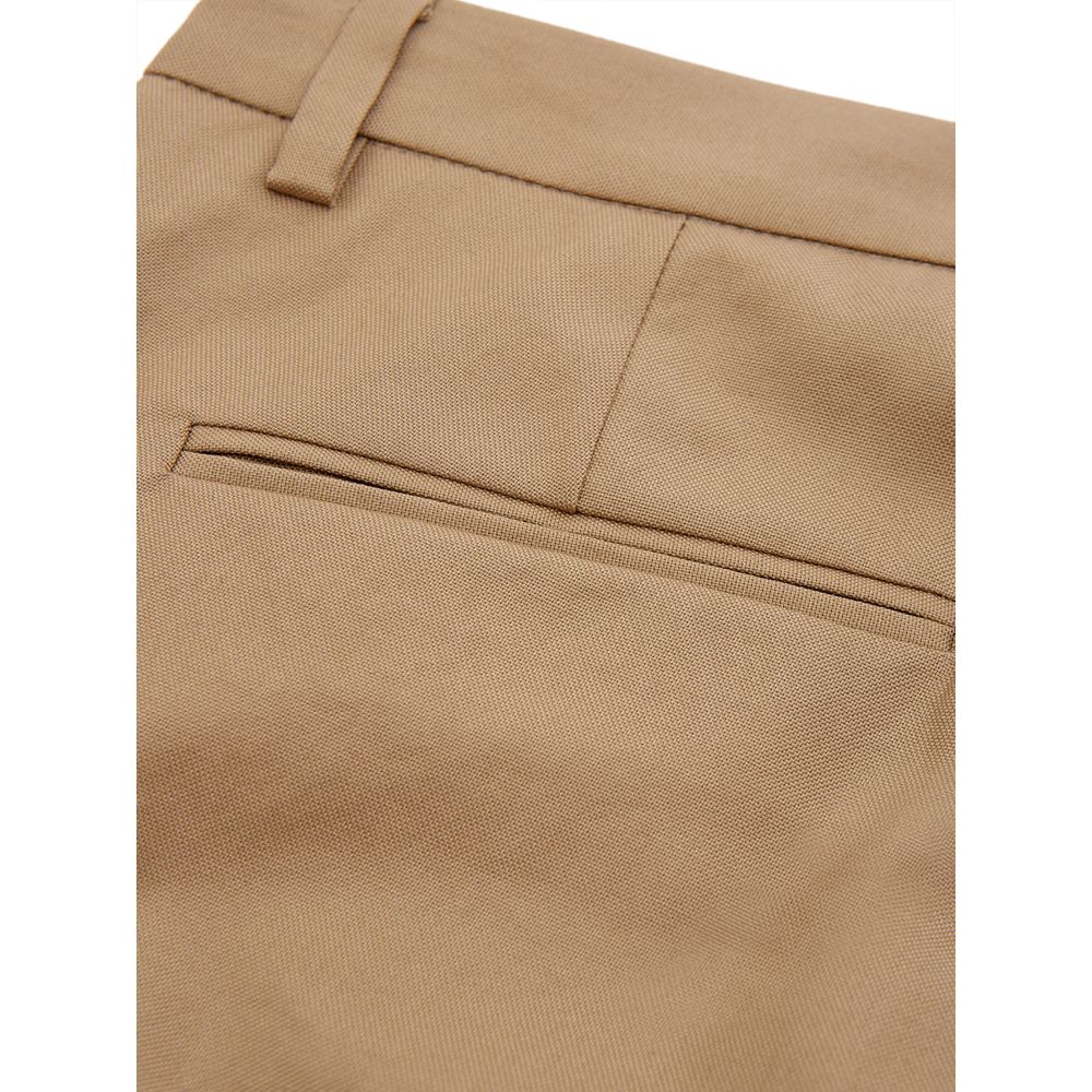 Pantaloni eleganti in cotone marrone Lardini da donna