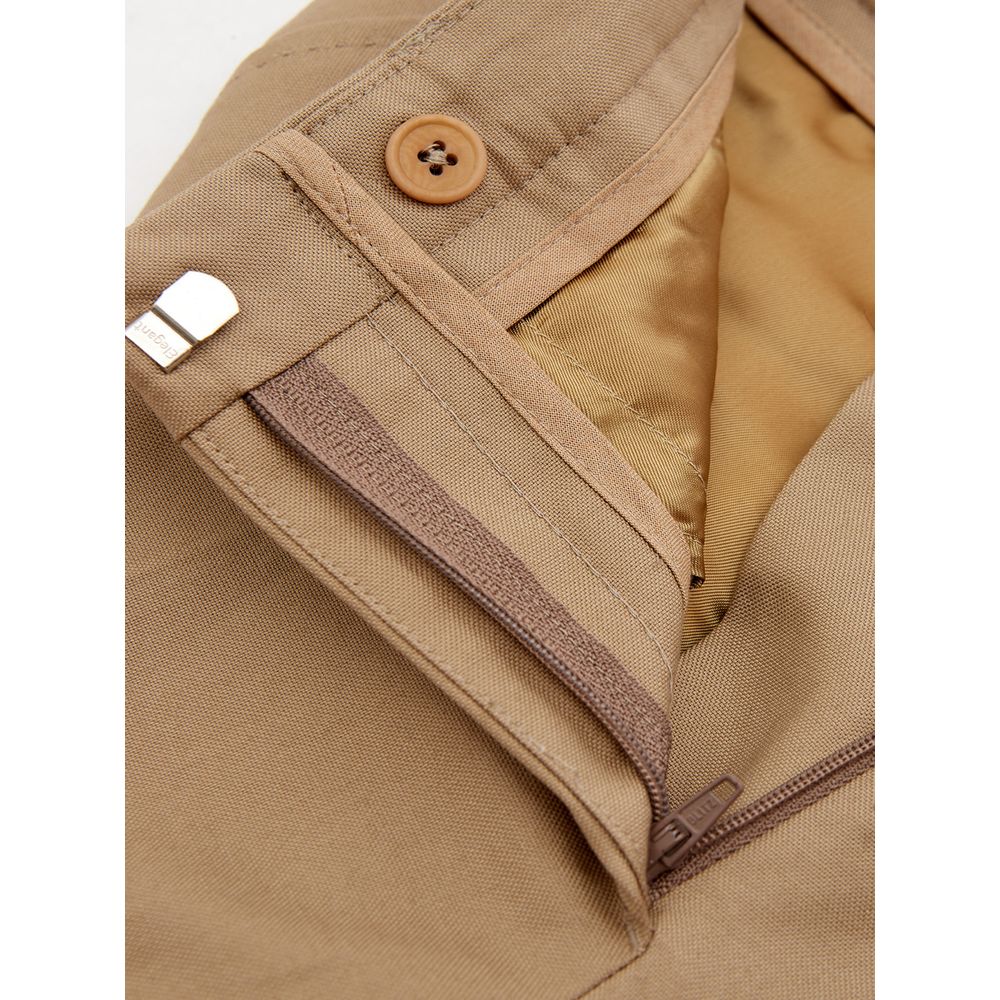 Pantaloni eleganti in cotone marrone Lardini da donna