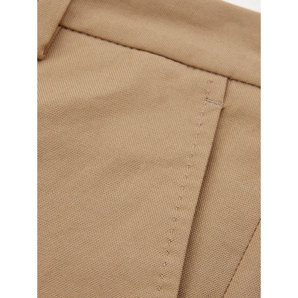 Pantaloni eleganti in cotone marrone Lardini da donna