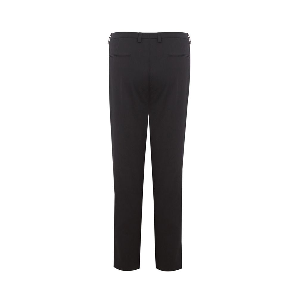 Pantaloni neri in cotone Lardini Italian Elegance