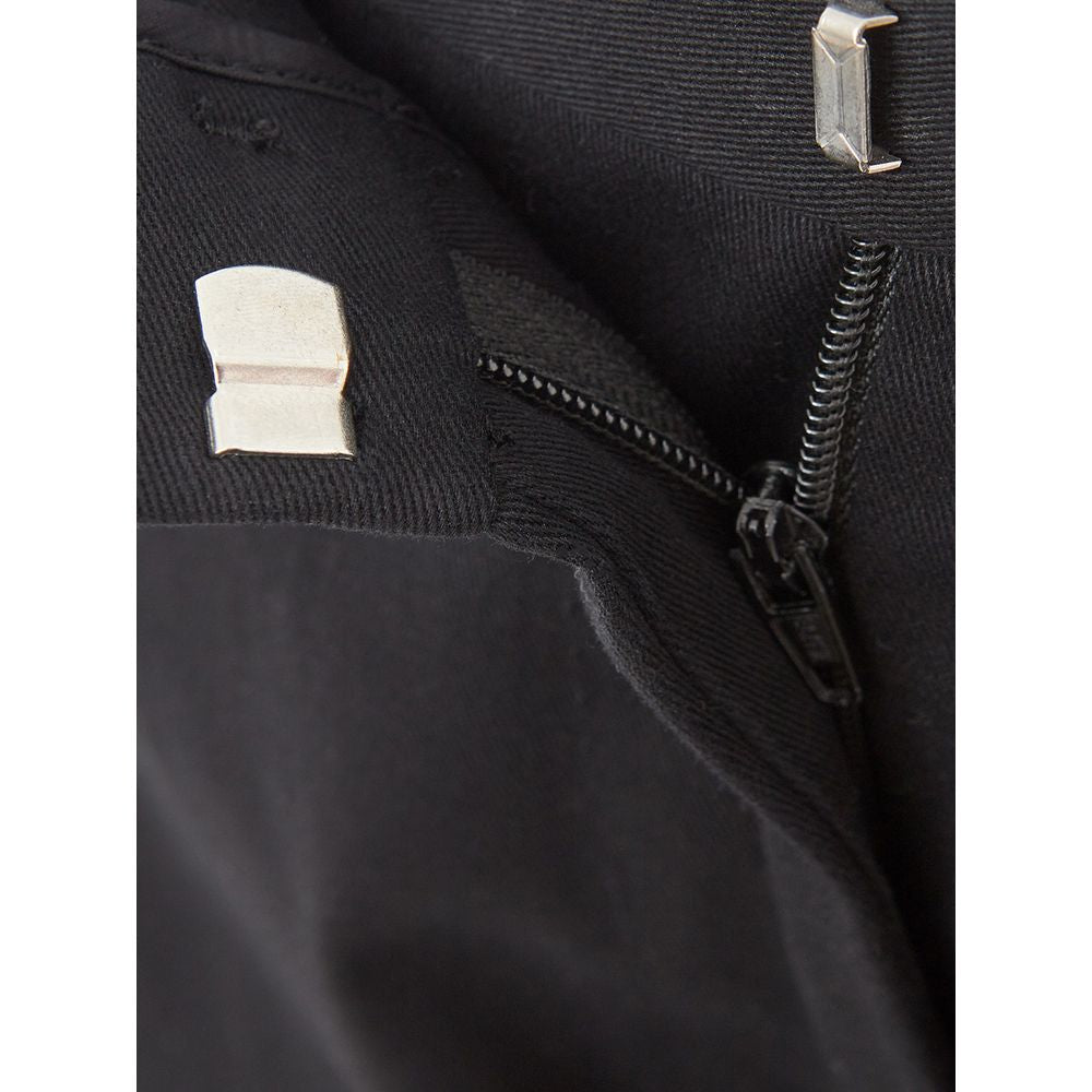 Pantaloni neri in cotone Lardini Italian Elegance