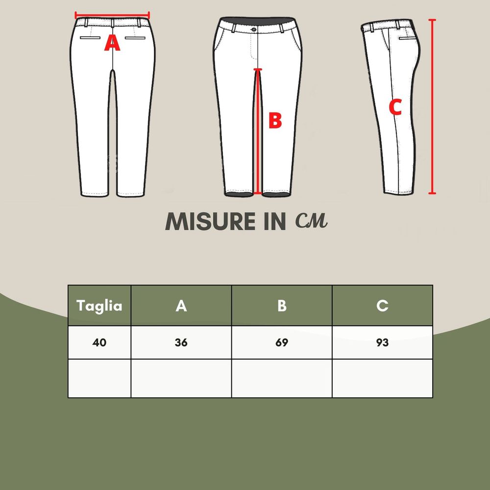 Pantaloni neri in cotone Lardini Italian Elegance