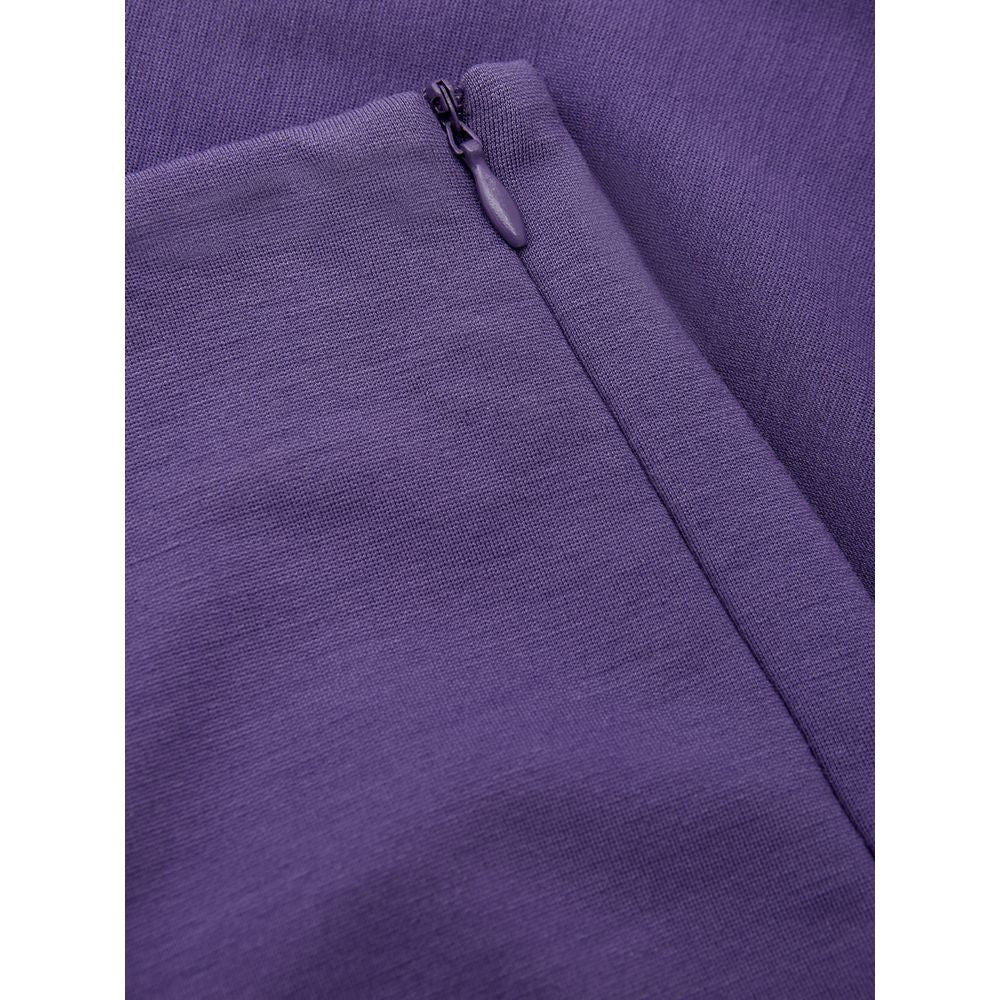 Pantalone Elegante Lardini in Viscosa Viola