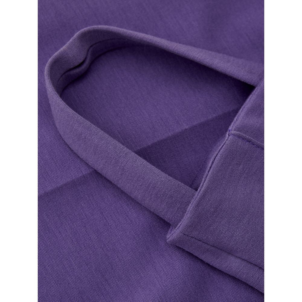 Pantalone Elegante Lardini in Viscosa Viola