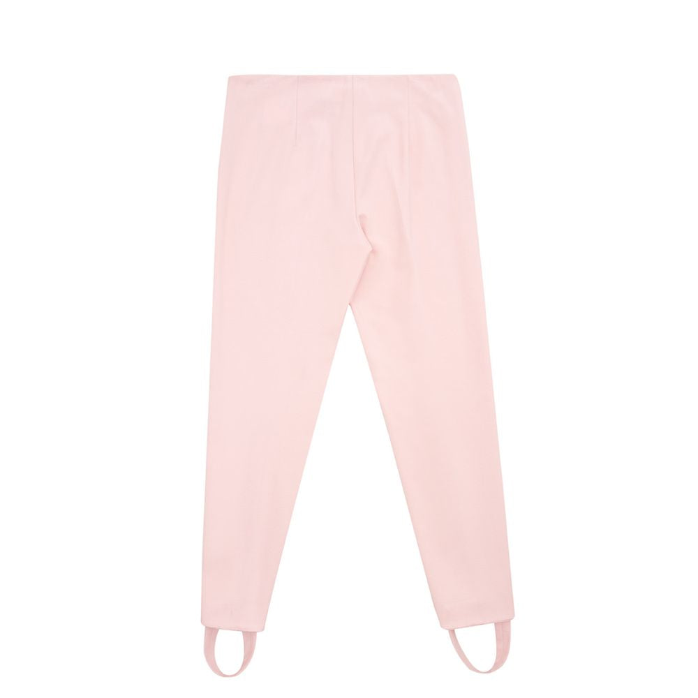 Pantaloni eleganti in viscosa rosa Lardini per uno stile chic