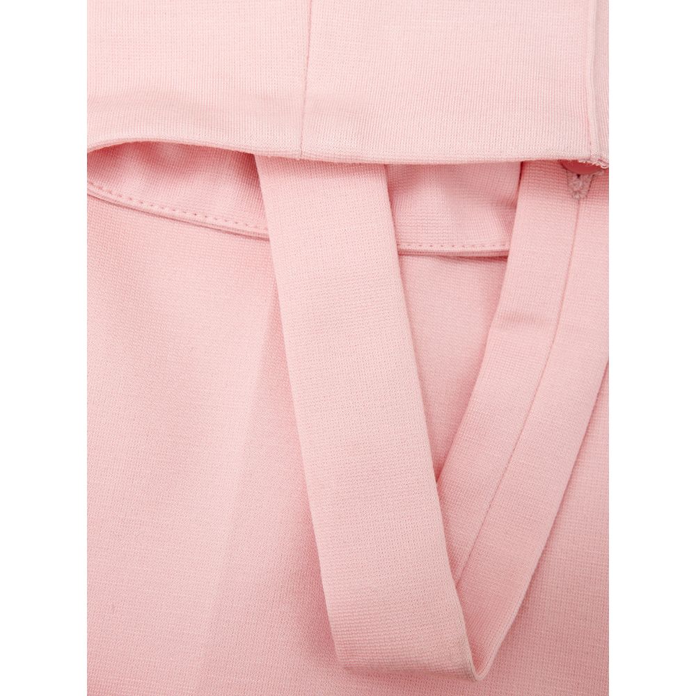 Pantaloni eleganti in viscosa rosa Lardini per uno stile chic