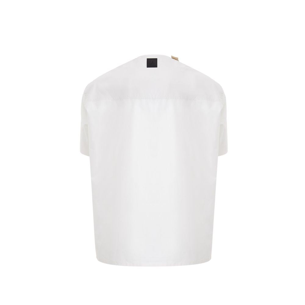 Maglione in cotone bianco Emporio Armani