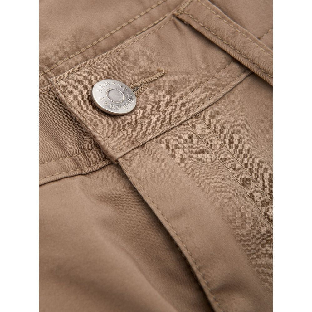 Armani Exchange Jeans e pantaloni in cotone marrone