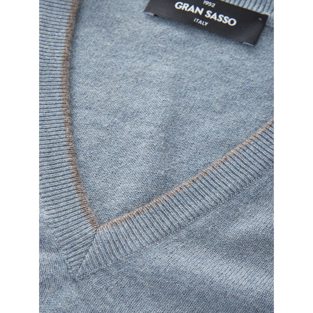 Gran Sasso Elegante Maglione in Cashmere in Grigio Chic