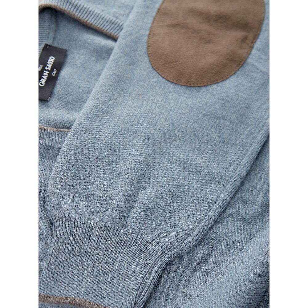 Gran Sasso Elegante Maglione in Cashmere in Grigio Chic
