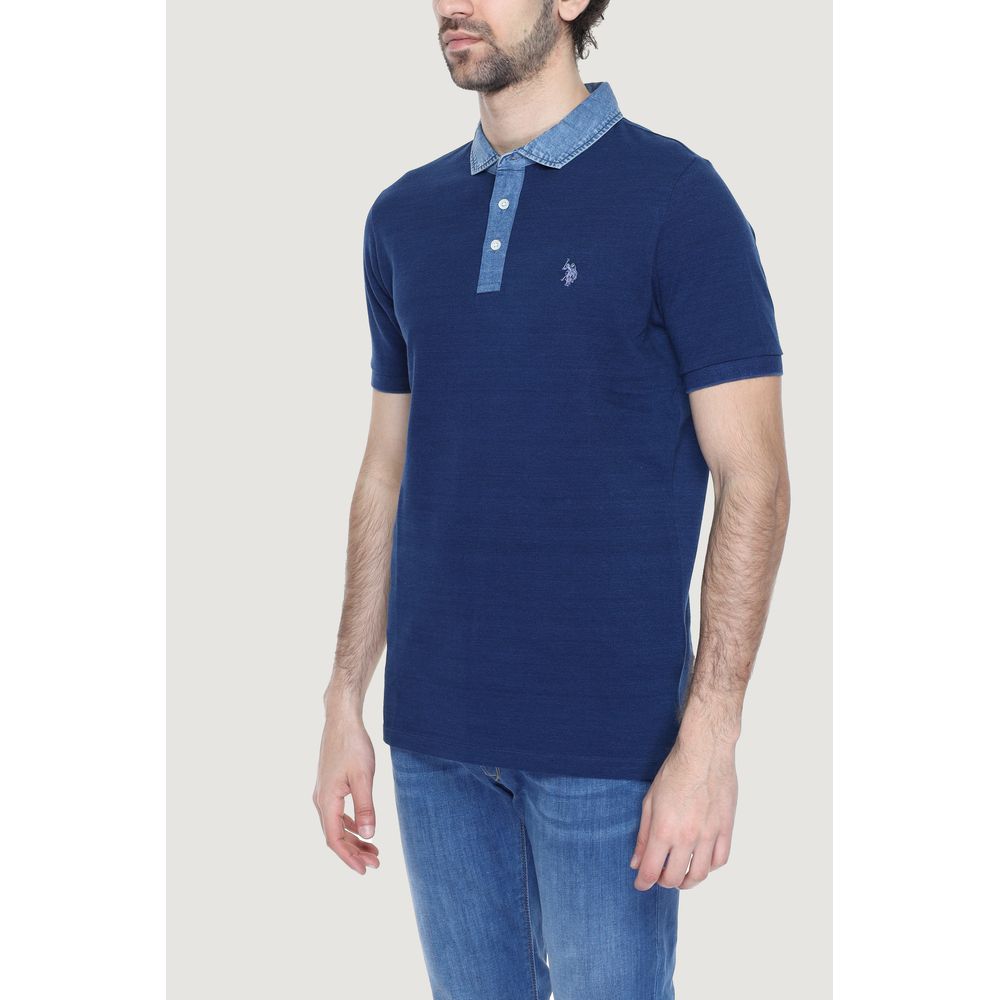 U.S. POLO ASSN. Blue Cotton Polo Shirt