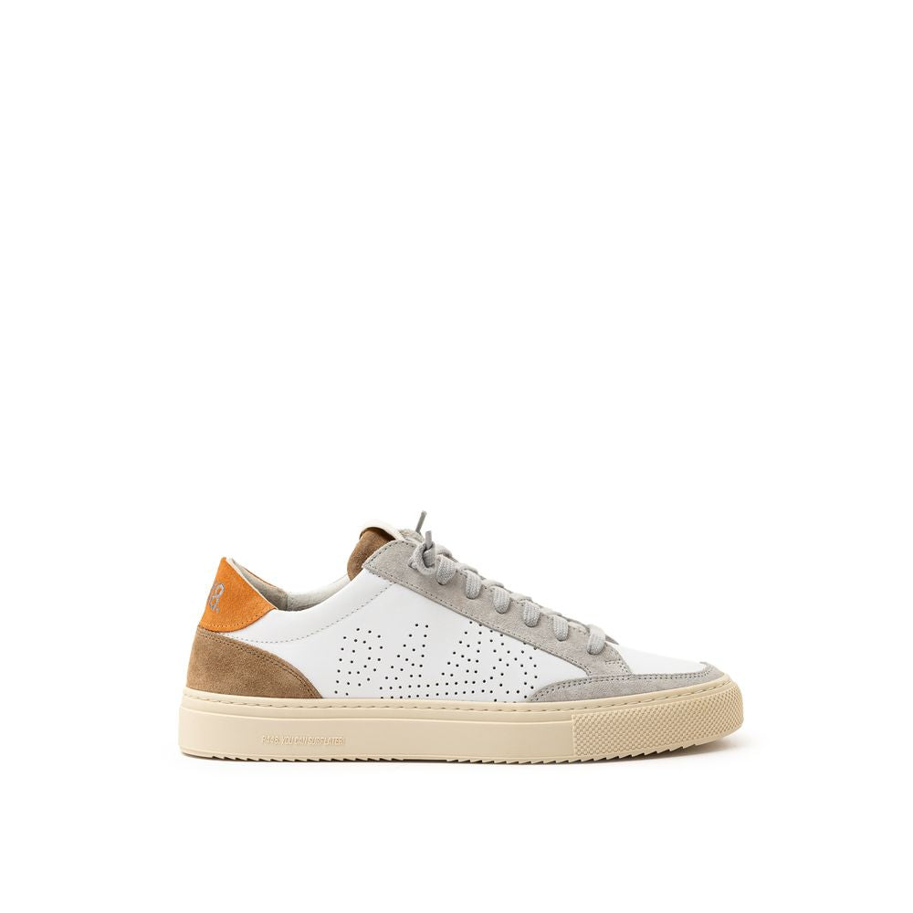 Sneaker in pelle bianca P448