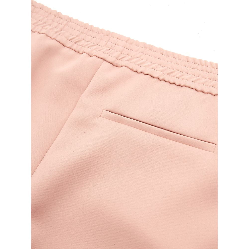 Pantaloni eleganti in poliestere rosa Lardini da donna