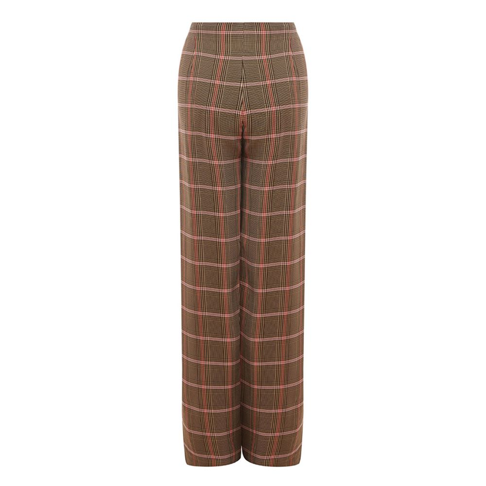 Lardini Элегантные коричневые брюки из вискозы для изысканного стиля