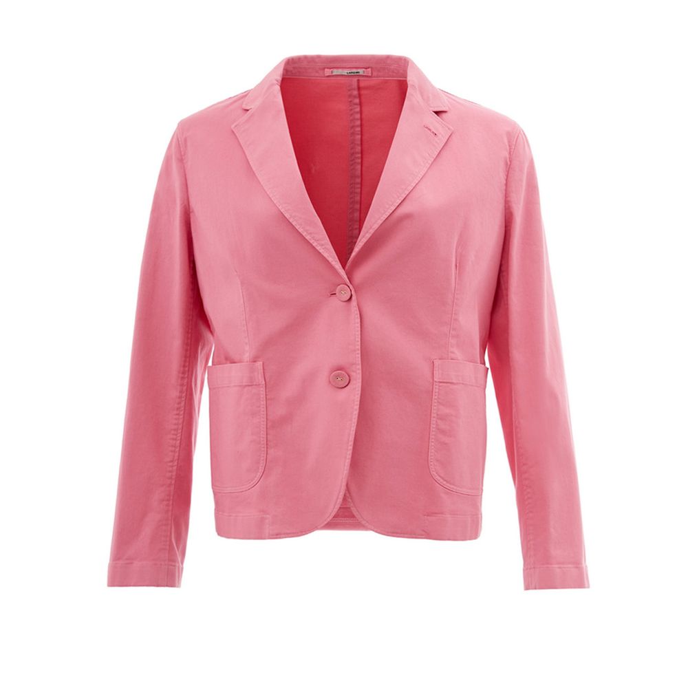 Lardini Elegante Giacca Rosa in Cotone per Lei