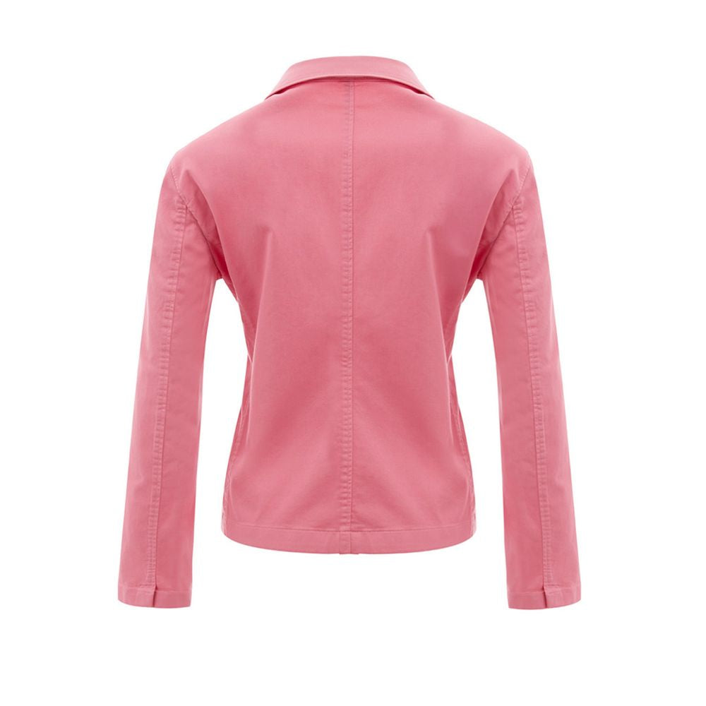Lardini Elegante Giacca Rosa in Cotone per Lei