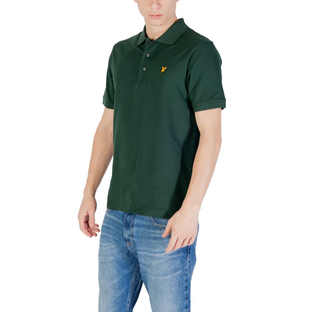 Lyle & Scott Green Cotton Polo Shirt